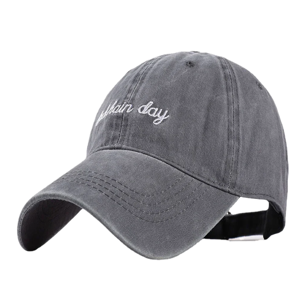 Fashion Bad Hair Day Letter Embroidery Wash Cotton Baseball Cap