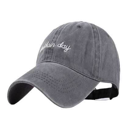 Fashion Bad Hair Day Letter Embroidery Wash Cotton Baseball Cap