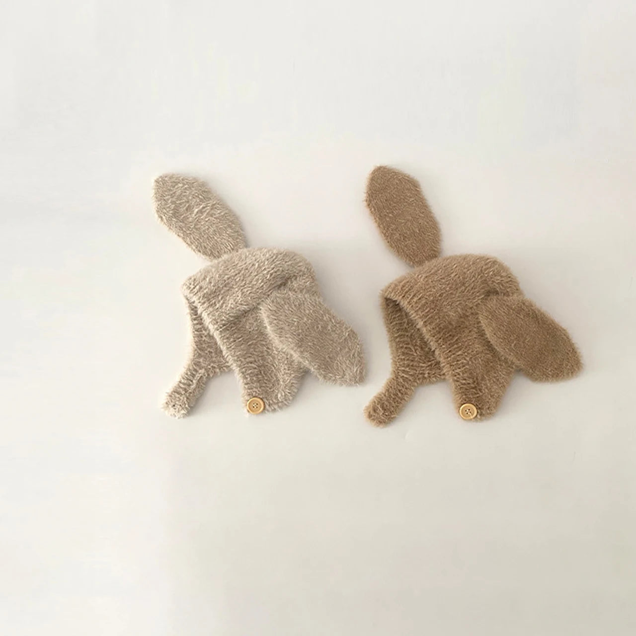 Winter Baby Earflap Hat Cute Rabbit Ear Plush Infant Boy Girl Cap
