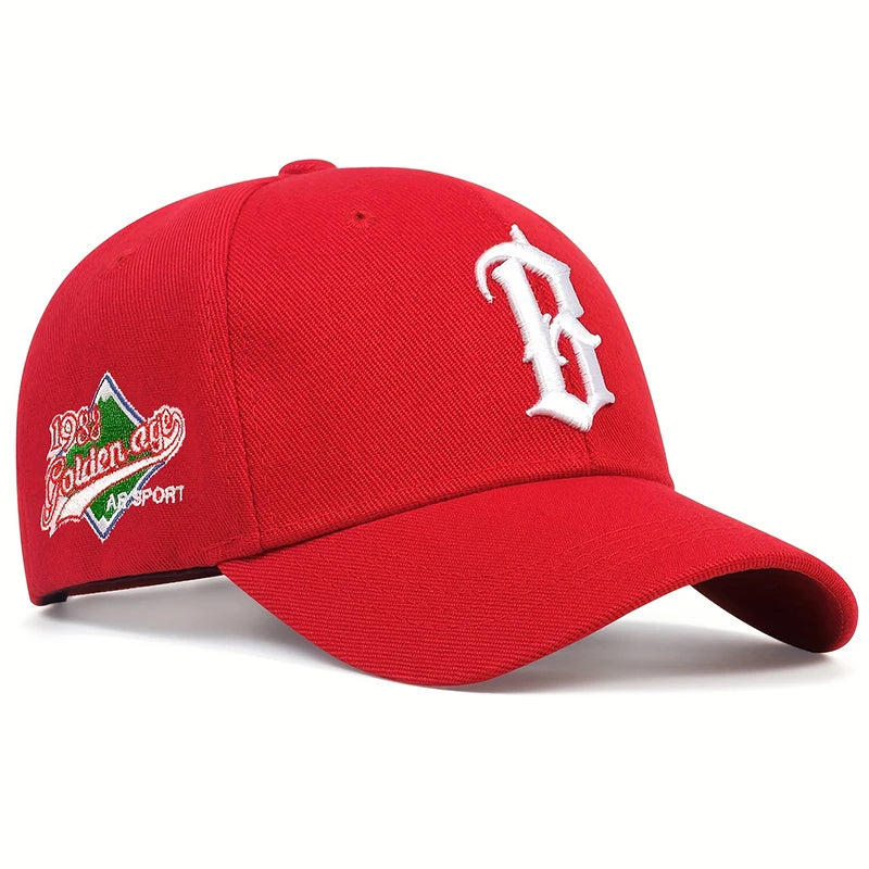 B Letter embroidery Baseball Caps Cotton Fashion Sports Hip hop