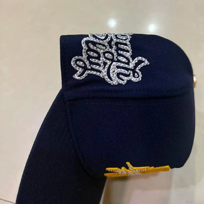 Contrast Brim 3D Embroidered Rough Play Hats