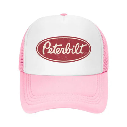 Peterbilt Truck Racing Men Mesh Baseball Caps