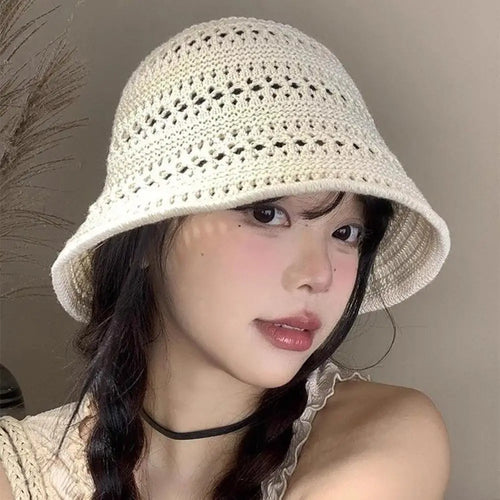 Summer Fashion Wide Brim Bucket Hat For Women