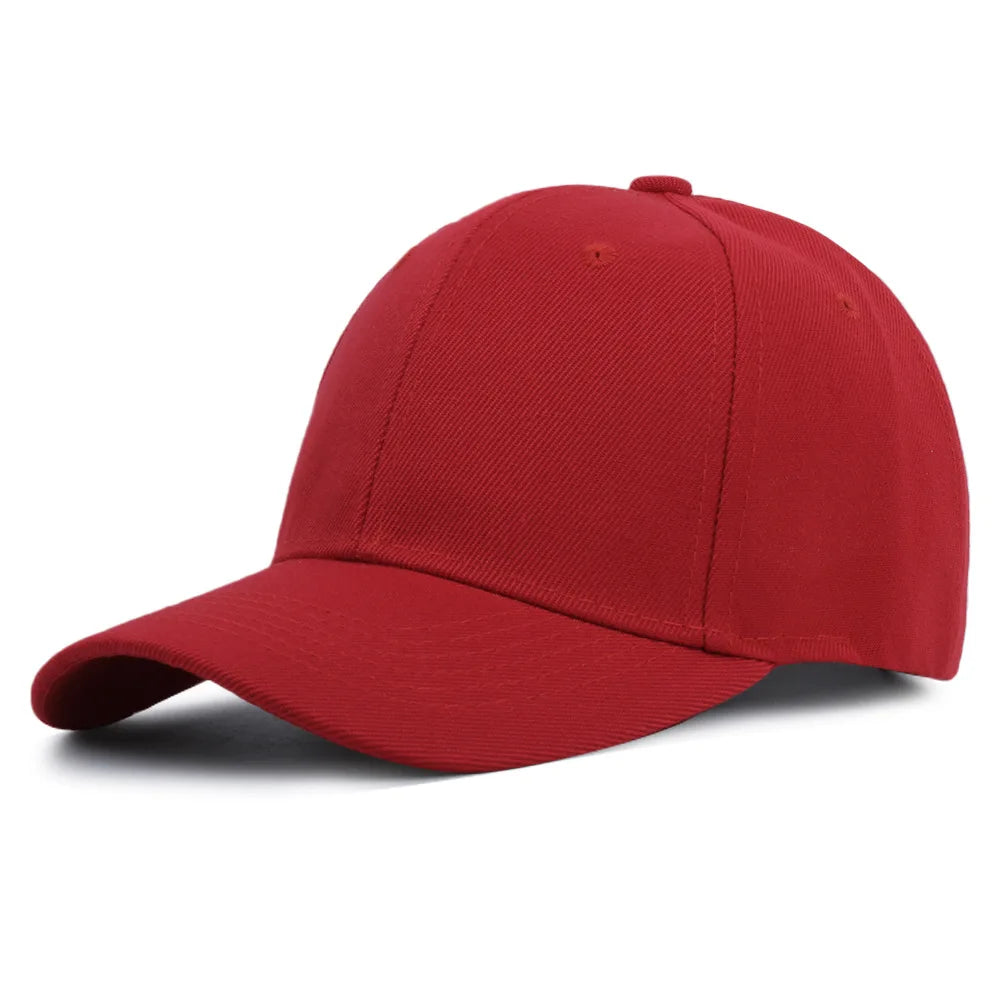 Summer Solid Color Women Sport Baseball Cap Unisex Baseball Caps Family