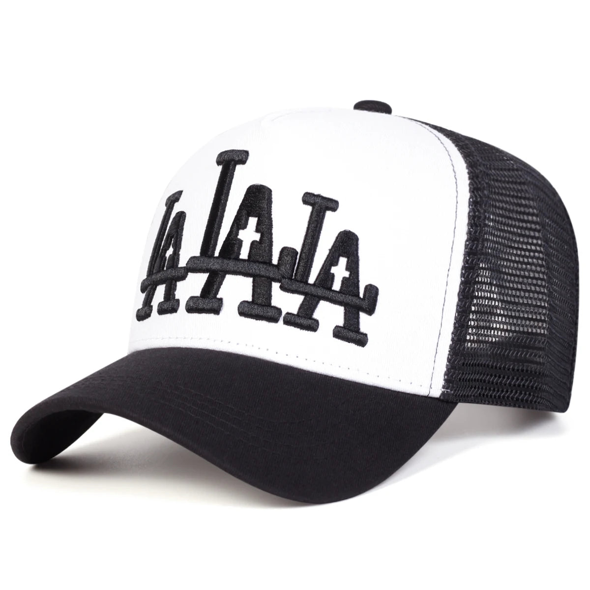 Unisex LA Cross Embroidery Baseball Caps Spring and Summer Outdoor