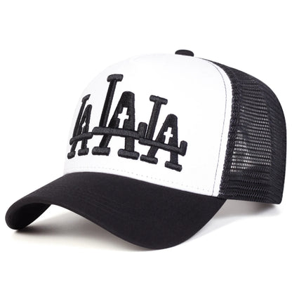 Unisex LA Cross Embroidery Baseball Caps Spring and Summer Outdoor