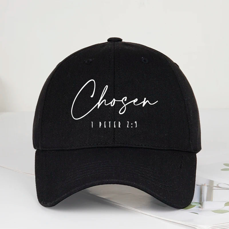 Fashion Chosen  Printed Soft Peak Baseball Cap Adjustable Curved Peak Dad Cap Perfect Camping and Hiking