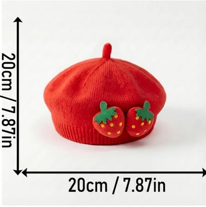 Toddler Headwear Baby Girls Knitted Beret Hat 2026