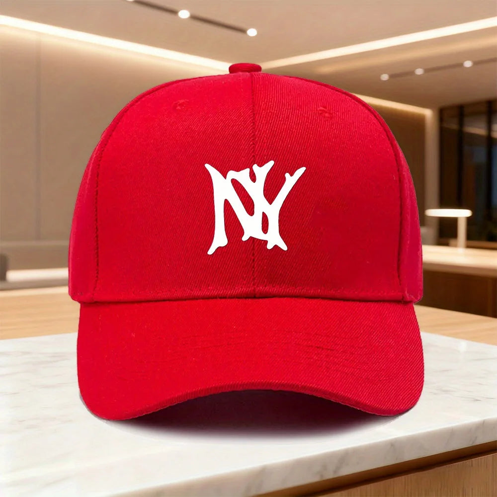 "NY" Printed Quick-Button Baseball Cap