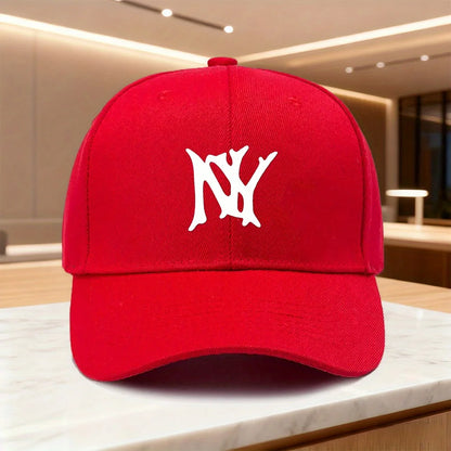 "NY" Printed Quick-Button Baseball Cap