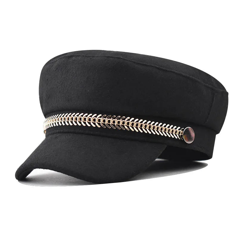 Women's Vintage Octagonal Beret, Newsboy Hat