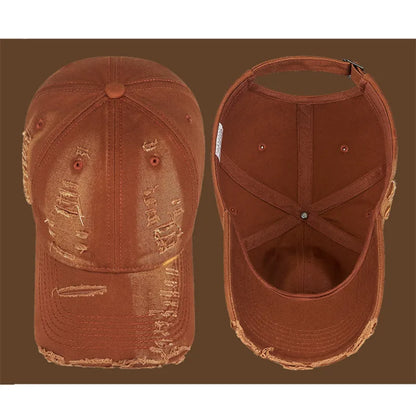 Washable Cotton Vintage Baseball Caps For Men
