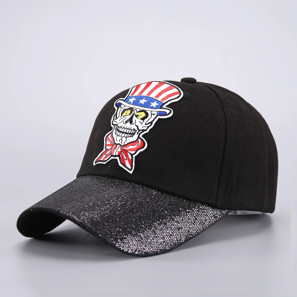 Skull Baseball Cap Halloween Party Funny Scary Expression Design Costume Party Accessories For Men Women Unisex