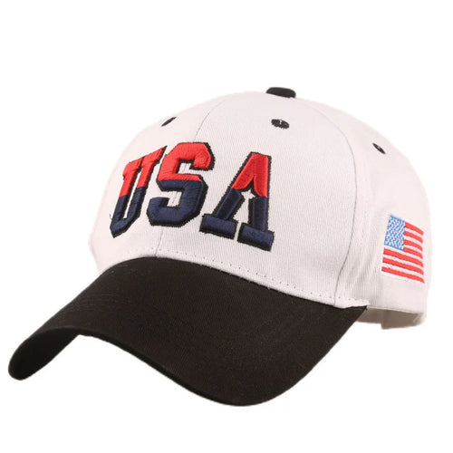 Outdoor Sports And Leisure Adjustable American Flag Cap