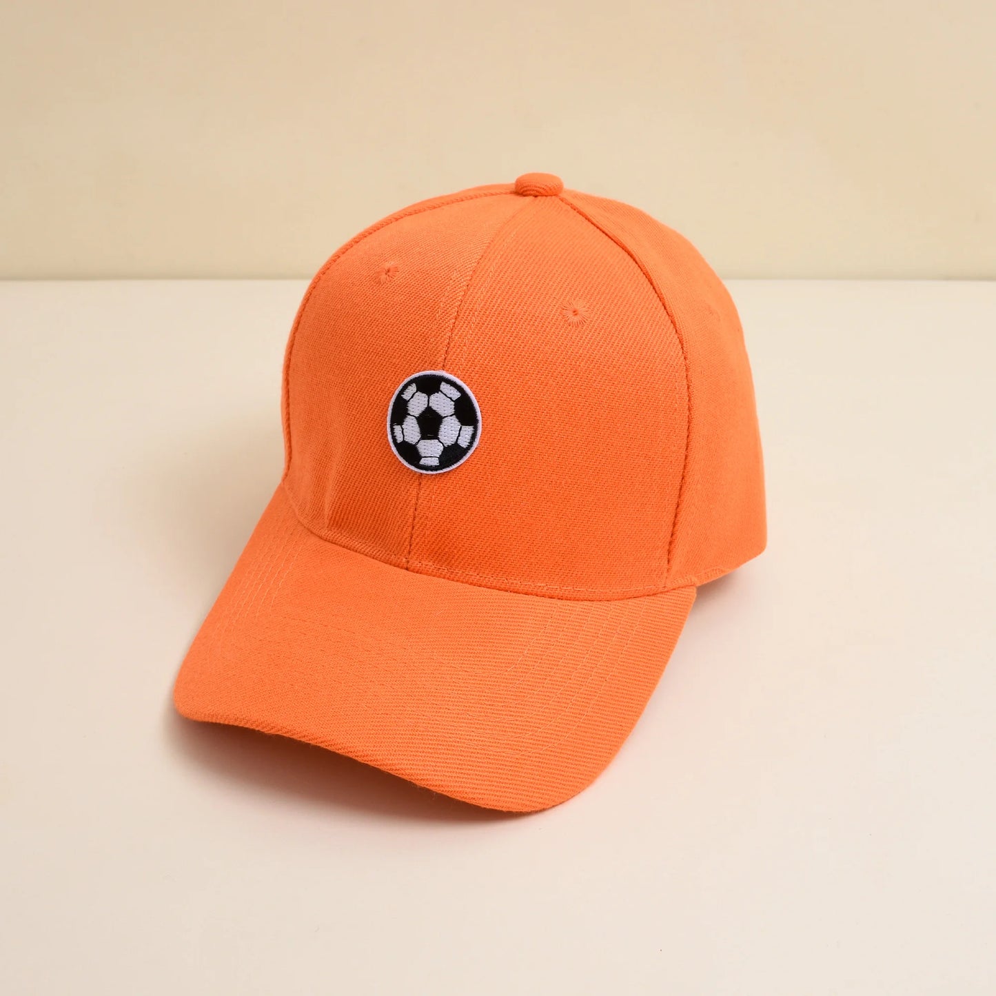 Children's Soccer Patterned Baseball Cap
