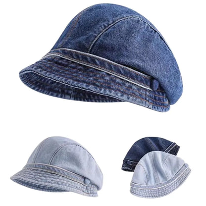 Cute Retro Fisherman Hat Solid Color Cold Resistance Bucket Hats
