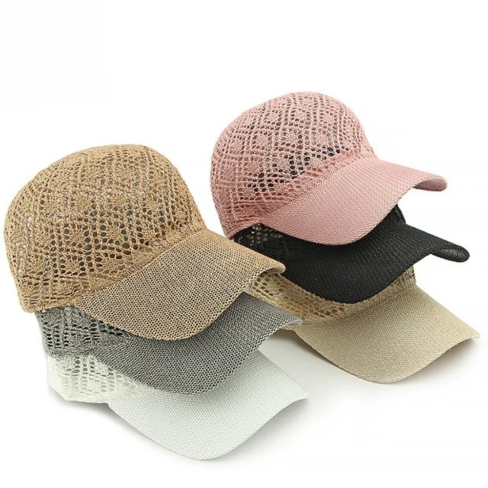 Fashion Hollow Thin Baseball Cap Adjustable