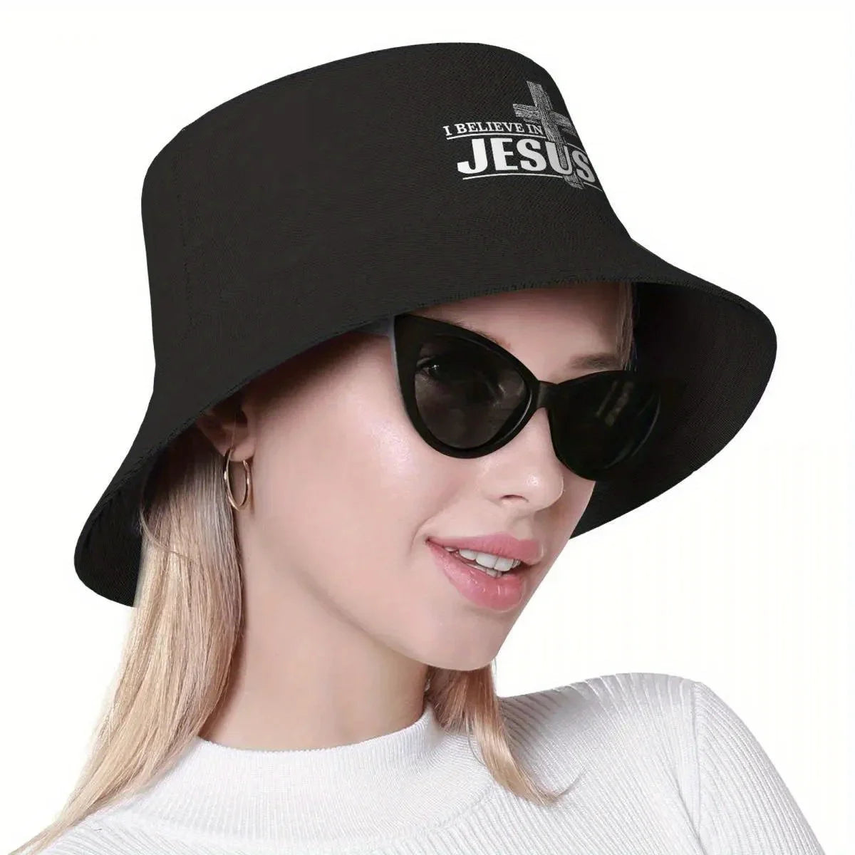 Custom I Believe In  Christ Bucket Hat Men Women