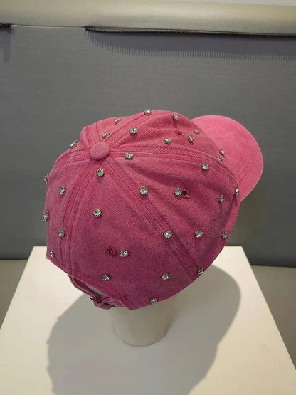 Fashion Women Spring Summer Diamonds Visors