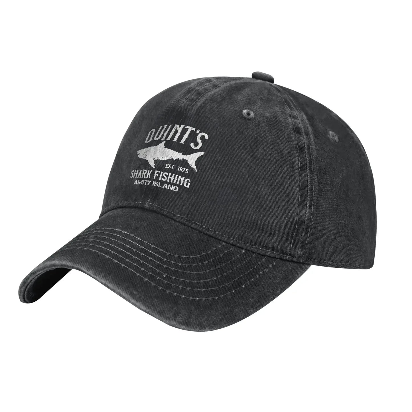 Fashion Quint's Shark Fishing Baseball Caps