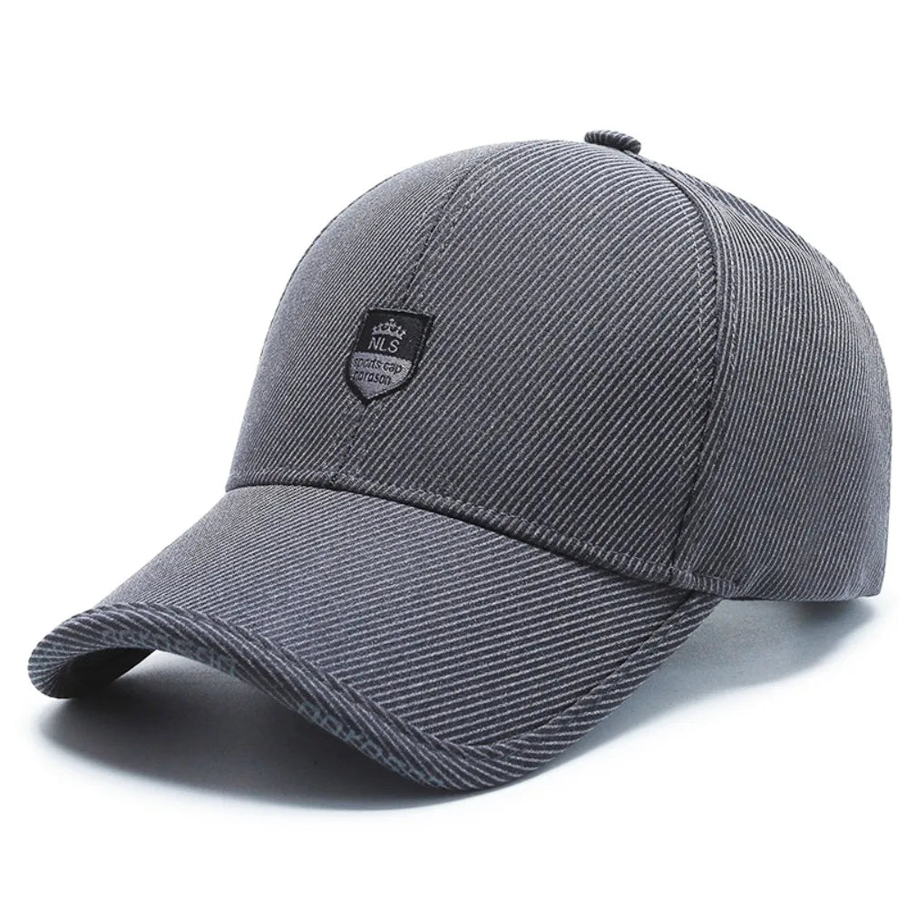 Retro Cotton Baseball Cap Adjustable Classic Peaked Cap