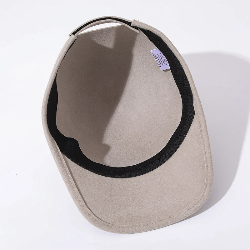 Trendy Classic Autumn And Winter Wool Baseball Caps