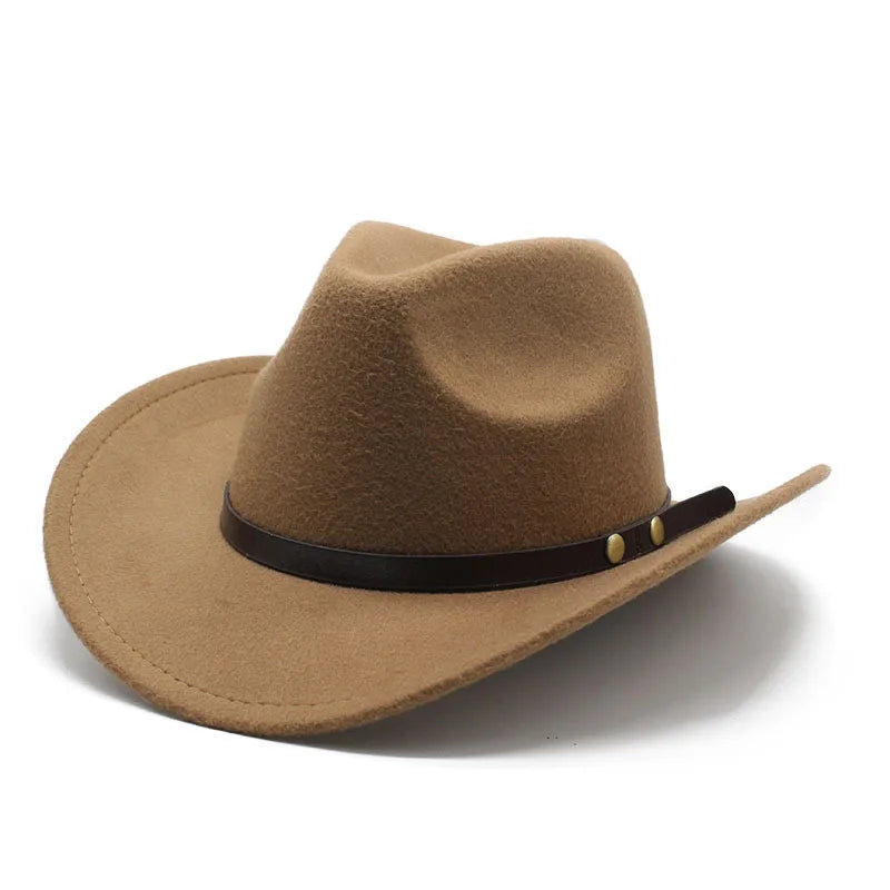 New Unisex Vintage Western Cowboy Cowgirl Felt Hat