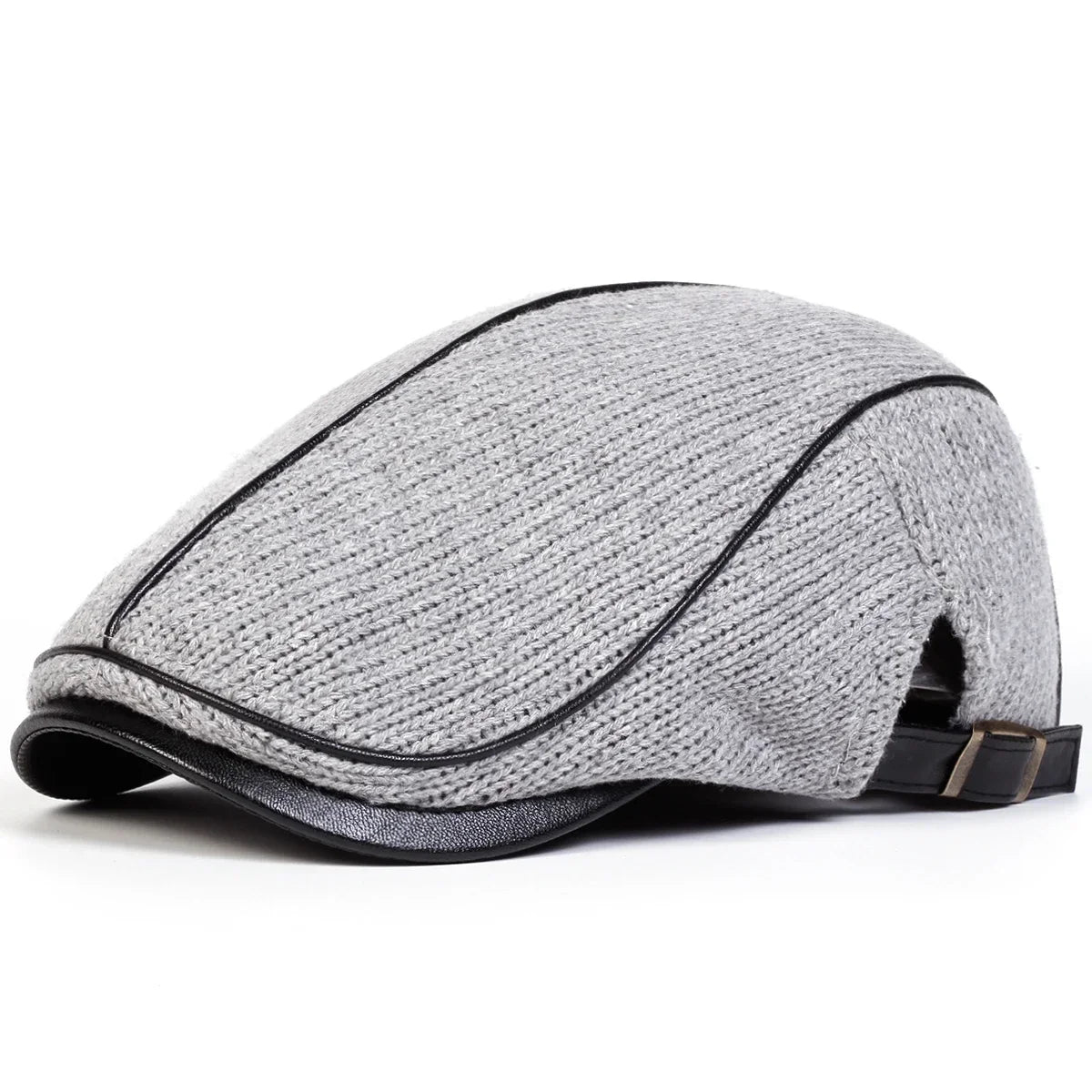 Men Autumn And Winter Warm Knitting Newsboy Caps