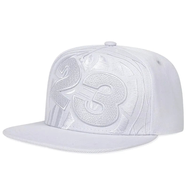Unisex 23 Baseball Letter Embroidery Hip-hop Hats Outdoor