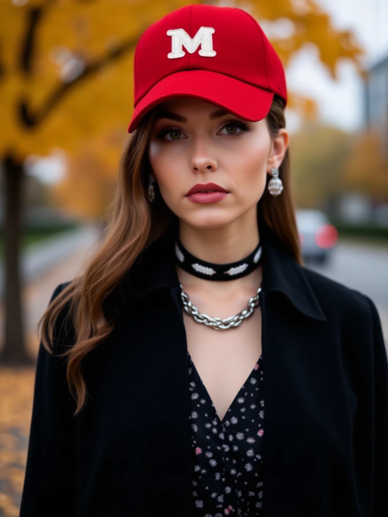 1pc Unisex A-Z Letter Pattern Sun-Shading Baseball Hat