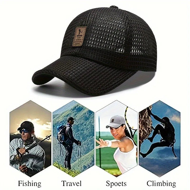 Breathable Mesh Baseball Caps - Adjustable, Quick-Drying