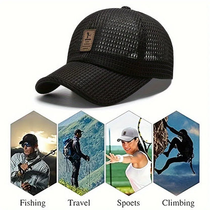 Breathable Mesh Baseball Caps - Adjustable, Quick-Drying