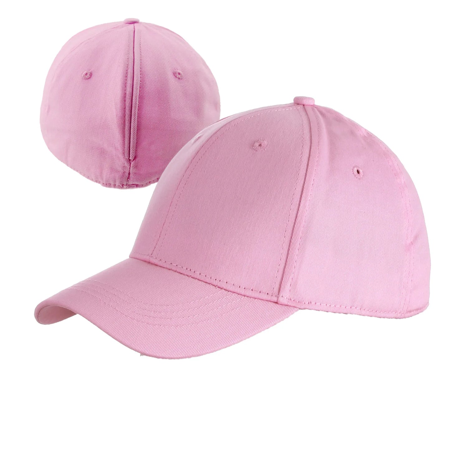 Ponytail Cap Automatic Magnetic Suction Solid Color Adult Baseball Cap Sports Cap