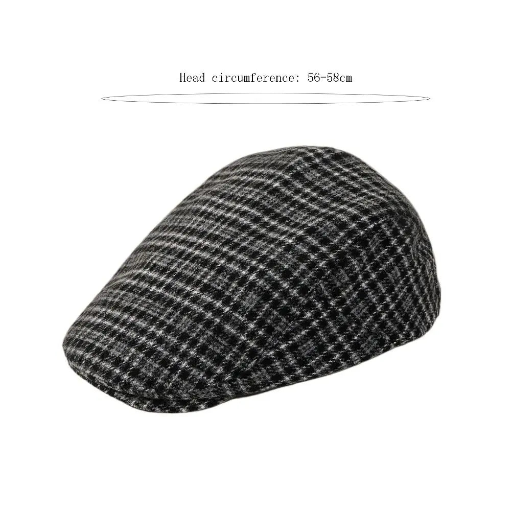 Elegant Vintage Berets Flat Top Japanese Style Newsboy Cap