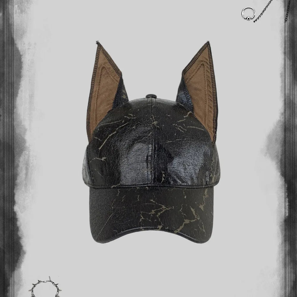 Fashion Punk Doberman Dog Ears Baseball Caps