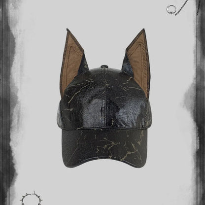 Fashion Punk Doberman Dog Ears Baseball Caps