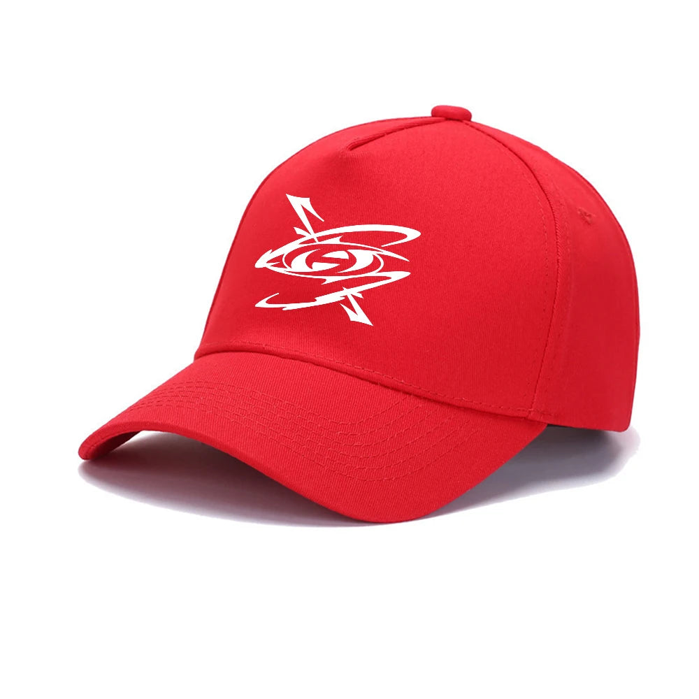 Athletic Baseball Cap Adjustable Size Graphic Print Ponytail Hats