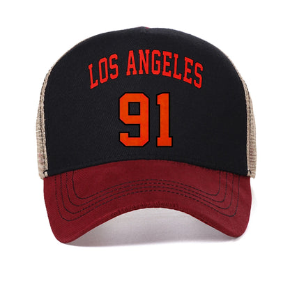 Los Angeles 91 Baseball Cap Street Hip Hop Harajuku Caps