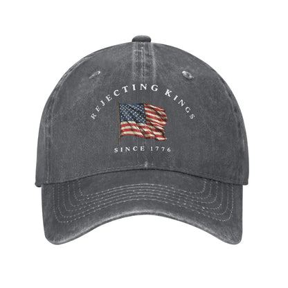 Men Women Distressed Denim Sun Cap