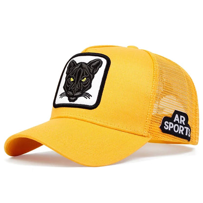 Fashion Cat Embroidery Baseball Cap Summer