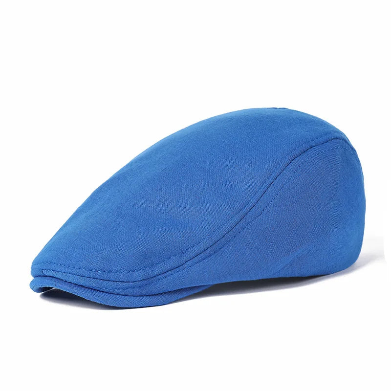Men's Adjustable Newsboy Hat Classic Flat Ivy Cap