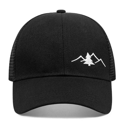 Creative Hip Hop Hat Christmas Tree Embroidery Skateboard Hat Baseball Cap