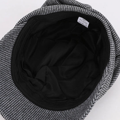 Women's British Style Beret Hat One Size Knit Beanie With Ear Protection Warm