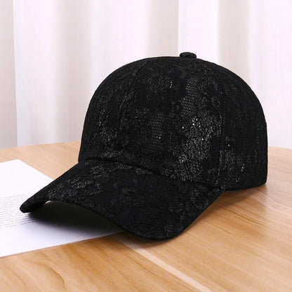 Fashion Breathable Floral Lace Baseball Cap