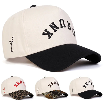 Unisex Drunk Letter Embroidery Baseball Caps Spring and Autumn