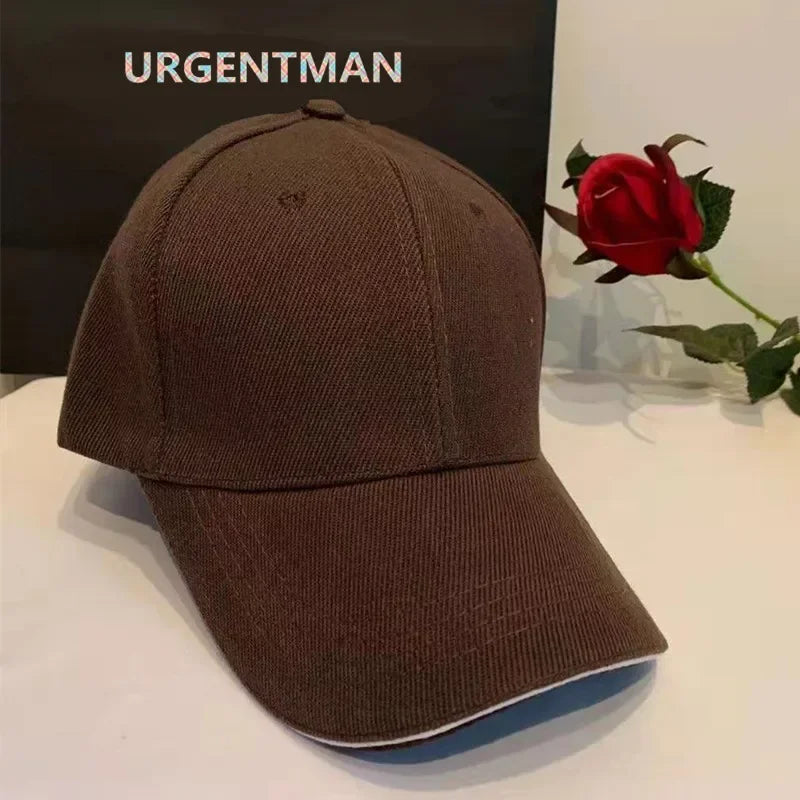 Unisex Cap Casual Acrylic Plain Baseball Cap Adjustable Hats