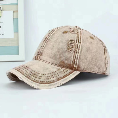 Fashion Women Trucker Cap Distressed