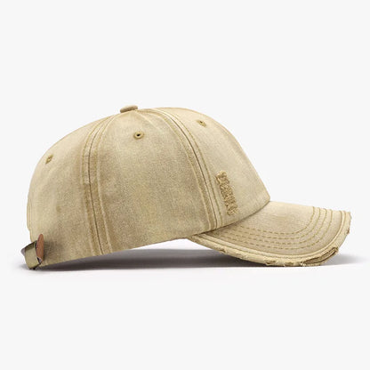 Spring And Autumn Washed Distressed Unisex Baseball Cap