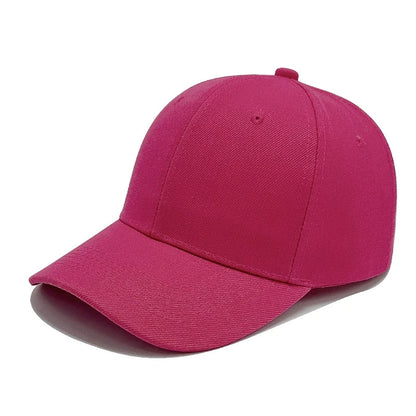 Fashionable Sun Shading Hip-Hop Solid Color Baseball Cap