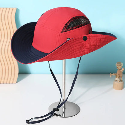 Summer Sun Hat For Men & Women - Breathable Fishing Cap Outdoor